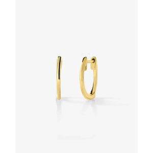 Elegant Classic Gold Huggie Earrings for Timeless Style.