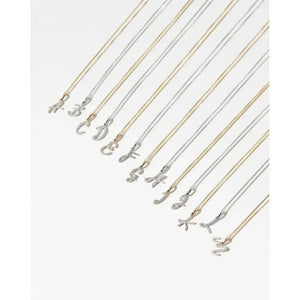 Elegant Diamond Initial Pendant - Personalize Your Style!.