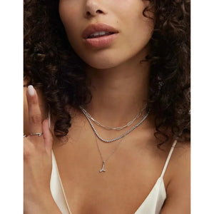 Elegant Diamond Initial Pendant - Personalize Your Style!.