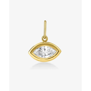 Elegant Framed Lab-Diamond Pendant for Timeless Style.