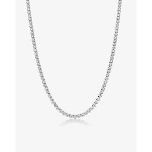 Elegant Mini Diamond Tennis Necklace - Timeless Sparkle for Every Occasion.
