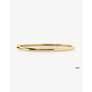 Elegant Stackable Gold Cloud Bangle - Elevate Your Style.