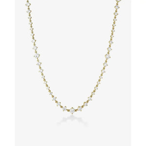 Elegant Starlight Lab Diamond Tennis Necklace.
