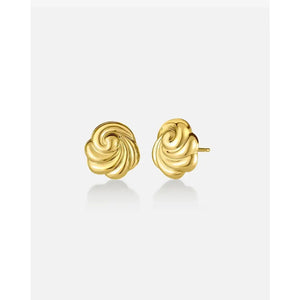 Elegant Swirling Studs - A Touch of Whimsy for Any Occasion.