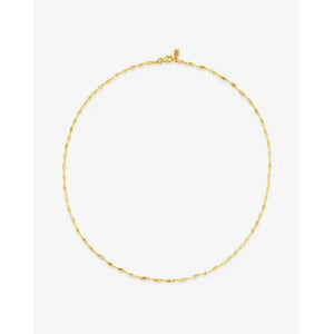 Elegant Twisted Dorica Chain Necklace - A Timeless Statement Piece.