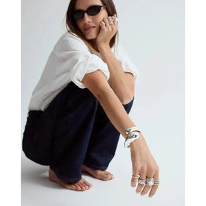 Elegantly Curved Coco Bangle.