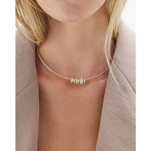 Eternal Elegance: Scattered Diamond Eternity Bead.