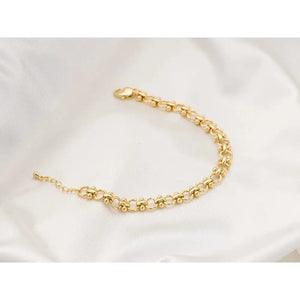 Exquisite 18K Gold Filled Dainty Chain Bracelet - Perfect for Stacking!.