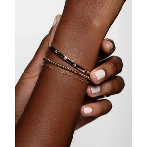 Exquisite Inlay Diamond Bangle – Dazzle with Elegance!.