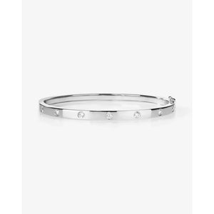 Exquisite Inlay Diamond Bangle – Dazzle with Elegance!.