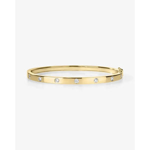 Exquisite Inlay Diamond Bangle – Dazzle with Elegance!.