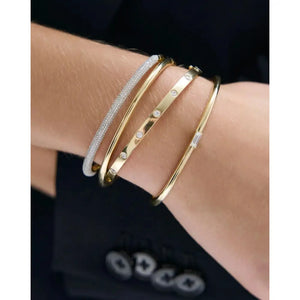 Exquisite Inlay Diamond Bangle – Dazzle with Elegance!.