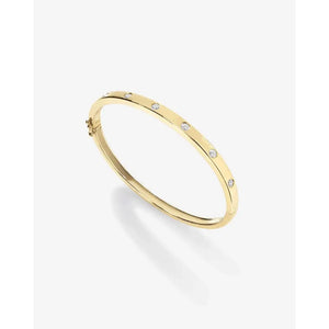 Exquisite Inlay Diamond Bangle – Dazzle with Elegance!.