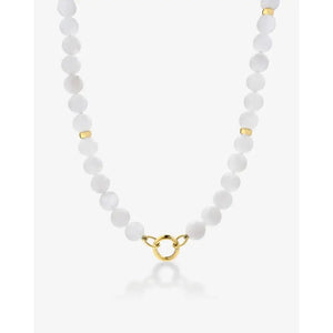 Exquisite Salted Coconut Necklace - A Tropical Statement Piece.