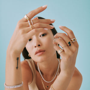 Open Link Ring NikNenz™ Premium Gold & Diamonds