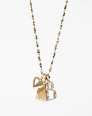 Elegant Twisted Dorica Chain Necklace - A Timeless Statement Piece.