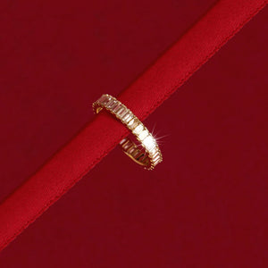 Bold Diamond Baguette Ring NikNenz™ Premium Gold & Diamonds