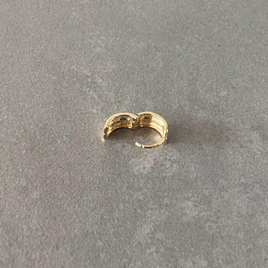 Stunning 14K Solid Gold Chunky Huggie Earrings - Fashionable 11mm Hinged Gold Hoops.