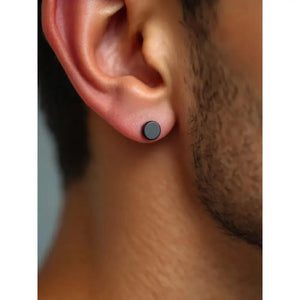 Faux Plug Surgical Steel Stud Earrings Illusion Gauge, 4 Colors
