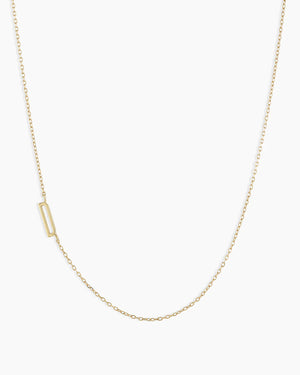 14K Gold Alphabet Necklace NikNenz™ Premium Gold & Diamonds