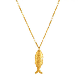 FISH PENDANTS in GOLD and SILVER