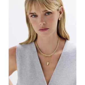 Gilded Glow Chain Necklace.