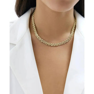 Gilded Glow Chain Necklace.