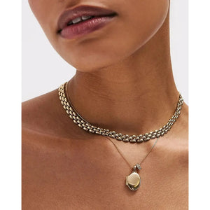 Gilded Glow Chain Necklace.
