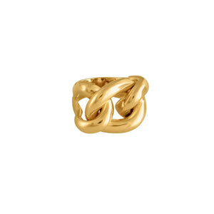 GOLD CHUNKY CHAIN RING