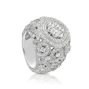 Iced Out Sterling Silver Men's Ring – A Bold Statement Piece for Birthdays & Everyday Luxury.