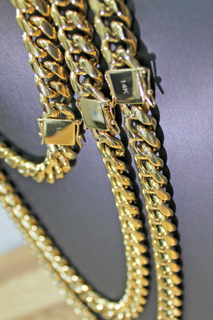 14K Gold Filled 14Mm Miami Cuban Link Chain Necklace, Chunky Unisex Jewelry