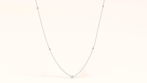 Dainty 14K Gold Diamond Solitaire Necklace – Minimalist Fine Jewelry for Women.