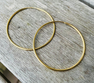 14K Gold Filled 38Mm Hoop Earrings