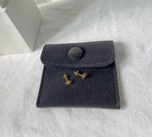 9ct Solid Gold Mini Flower Stud Earrings – Dainty Floral Sparkle for Birthdays & Everyday Luxe.