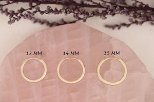 Elegant 14K Solid Gold Brianna Huggie Hoop Earrings - Everyday Style in Yellow, White, and Rose Gold (Pair).