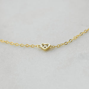 Dainty 925 Sterling Silver Heart Bracelet - Perfect Gift for Her.