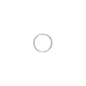 Hinged Sleeper Earrings: Sterling Silver or Gold Hoops (10Mm 13Mm 16Mm)
