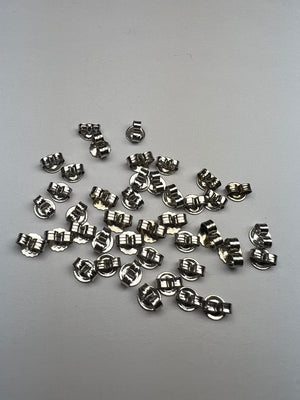 14K Solid Gold Push Backs Findings | Replacement Backing | Butterfly Earring Backs | One Pair of Earring Backs | Gold Push Backs