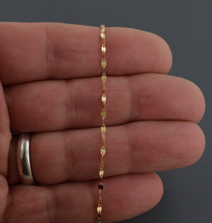 10K YELLOW GOLD ANKLET | 1.9MM Wide | Polished Marine Link 9 Inch Anklet | Spring Ring Clasp | Free Shipping 1-Day | Gift Box Included