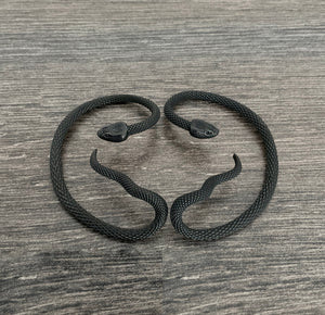 Snake Ear Cuff, No Piercing Gothic Earring, Unisex Goth Stainless Steel Jewelry