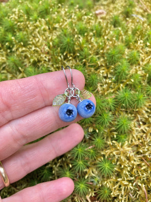 Blueberry Dangle Earrings
