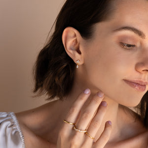 Marquise Diamond Drop Earrings by Caitlyn Minimalist • Dainty Dangle Earrings • Elegant Wedding Jewelry • Birthday Gift for Mom • ER343