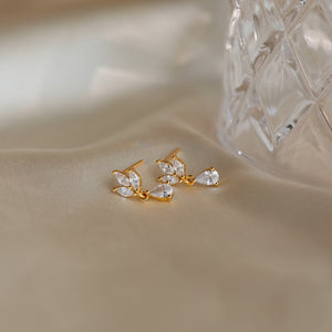 Marquise Diamond Drop Earrings by Caitlyn Minimalist • Dainty Dangle Earrings • Elegant Wedding Jewelry • Birthday Gift for Mom • ER343