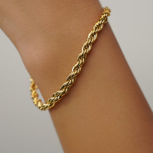 Elegant Gold Satellite Bracelet - Dainty Beaded Chain for the Perfect Minimalist Gift.