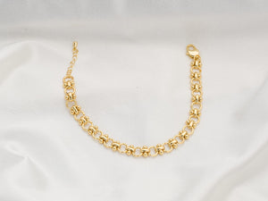 Exquisite 18K Gold Filled Dainty Chain Bracelet - Perfect for Stacking!.