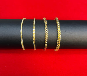 10K SOLID Gold Franco Chain Bracelet, 10K Gold Bracelet,Women Men,2Mm 2.8Mm 10K Gold Chain,Heavy Real Gold 10K Bracelet, Men and Women