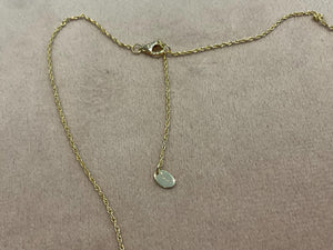 2.65 Carat Lab Created Diamond Oval Pendant: 14K Gold Plated Necklace