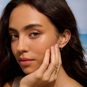 14K Gold Hoop Earrings Small Hoops Medium Hoops Large Hoops Gold Hoops Huggie Earrings Diamond Earrings Mothers Day Gift Mom Gift for Her