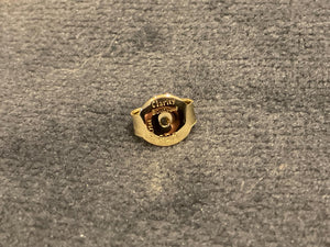 Lab Created 1.5Ct Marquise Diamond Earring: Gold Plated Sterling Silver