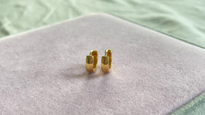 22K Gold Hoop Earrings - 916 Pure Gold (Size 8 Mm) 916 Gold Hoop/Pure Gold 2.56G